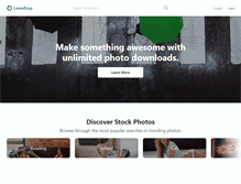 Tablet Screenshot of lensdrop.com
